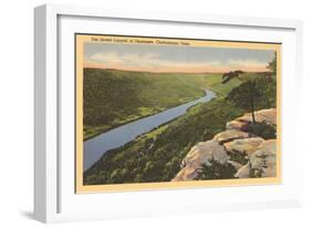 Fort Loudon Dam, Tennessee River-null-Framed Art Print