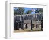 Fort Mandan, Reconstructed Lewis and Clark Campsite on Missouri River, North Dakota-null-Framed Photographic Print