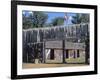 Fort Mandan, Reconstructed Lewis and Clark Campsite on Missouri River, North Dakota-null-Framed Photographic Print