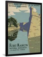 Fort Marion National Monument, St. Augustine, Florida, c.1938-null-Framed Art Print