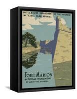 Fort Marion National Monument, St. Augustine, Florida, c.1938-null-Framed Stretched Canvas