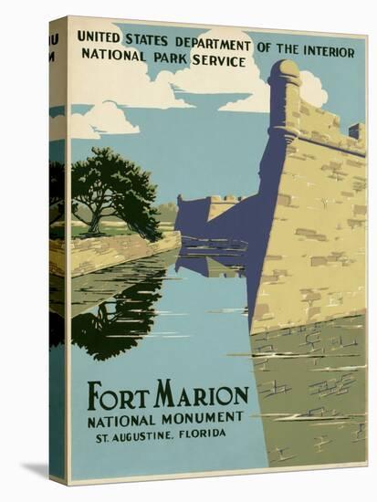 Fort Marion National Monument, St. Augustine, Florida, ca. 1938-WPA-Stretched Canvas