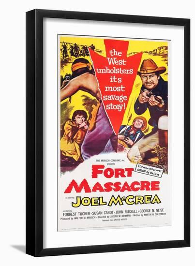 Fort Massacre-null-Framed Art Print