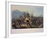 Fort Mckenzie, 28th August 1833, Engraved by Manceau and Hurliman, Published in 1842-Karl Bodmer-Framed Giclee Print