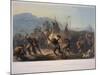 Fort Mckenzie, 28th August 1833, Engraved by Manceau and Hurliman, Published in 1842-Karl Bodmer-Mounted Giclee Print