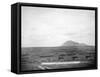 Fort Meade with Bear Butte in Background Photograph - Fort Meade, SD-Lantern Press-Framed Stretched Canvas