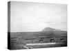 Fort Meade with Bear Butte in Background Photograph - Fort Meade, SD-Lantern Press-Stretched Canvas