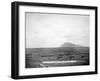 Fort Meade with Bear Butte in Background Photograph - Fort Meade, SD-Lantern Press-Framed Art Print