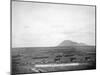 Fort Meade with Bear Butte in Background Photograph - Fort Meade, SD-Lantern Press-Mounted Art Print