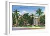 Fort Myers, Florida - Exterior View of the Lee County Court House, c.1948-Lantern Press-Framed Art Print