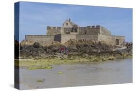 Fort National, St. Malo, Britanny, France, Europe-Rolf Richardson-Stretched Canvas