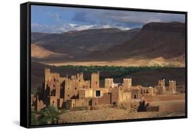 Fort of Ait Benhaddou, Ouarzazate, Morocco-Bruno Morandi-Framed Stretched Canvas