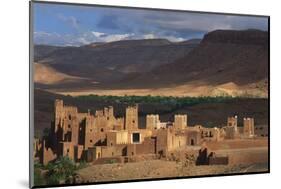 Fort of Ait Benhaddou, Ouarzazate, Morocco-Bruno Morandi-Mounted Photographic Print