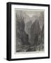 Fort of Ali Musjid, Khyber Pass, Where the British Mission to Cabul Was Turned Back-null-Framed Giclee Print