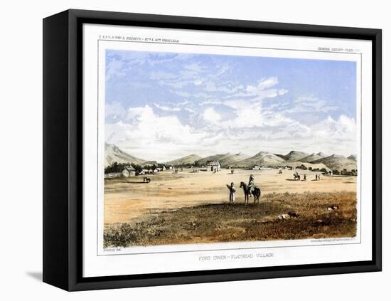 Fort Owen, Flathead Village, USA, 1856-John Mix Stanley-Framed Stretched Canvas