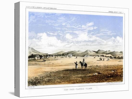 Fort Owen, Flathead Village, USA, 1856-John Mix Stanley-Stretched Canvas