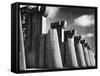 Fort Peck Dam as Featured on the Very First Cover of Life Magazine-Margaret Bourke-White-Framed Stretched Canvas