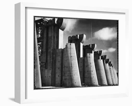 Fort Peck Dam as Featured on the Very First Cover of Life Magazine-Margaret Bourke-White-Framed Photographic Print