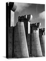 Fort Peck Dam, in the Missouri River: Image Used on First Life Magazine Cover, November 23, 1936-null-Stretched Canvas
