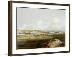 Fort Pierre, Missouri, Plate 10, Travels in the Interior of North America-Karl Bodmer-Framed Giclee Print