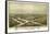 Fort Reno, Oklahoma - Panoramic Map-Lantern Press-Framed Stretched Canvas