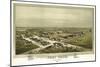 Fort Reno, Oklahoma - Panoramic Map-Lantern Press-Mounted Art Print