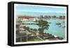 Fort Road, Bath House, Watch Hill, Rhode Island-null-Framed Stretched Canvas