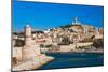 Fort Saint-Jean and old port of third largest city in France, Marseille, Provence, France on the...-null-Mounted Photographic Print