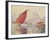 Fort Saint-Jean, Marseilles, 1907-Paul Signac-Framed Giclee Print