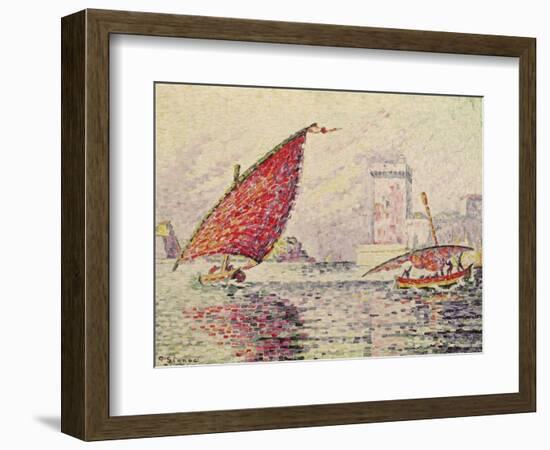 Fort Saint-Jean, Marseilles, 1907-Paul Signac-Framed Giclee Print