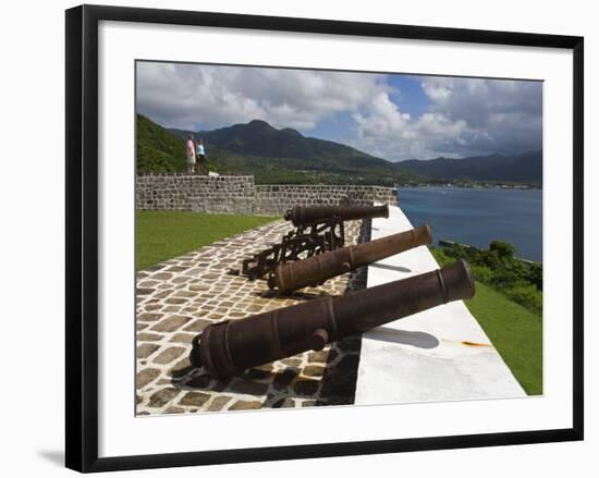 Fort Shirley in Cabrits National Park, Portsmouth, Dominica, Windward Islands, West Indies-Richard Cummins-Framed Photographic Print