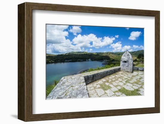 Fort Soledad Looking over Umatac Bay, Guam, Us Territory, Central Pacific, Pacific-Michael Runkel-Framed Photographic Print