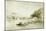 Fort St Davis and the Schuylkill Rapids, c.1912-American School-Mounted Giclee Print