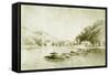 Fort St Davis and the Schuylkill Rapids, c.1912-American School-Framed Stretched Canvas