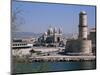 Fort St. Jean and Cathedrale De La Major, Marseille, Bouches-Du-Rhone, Provence, France-Roy Rainford-Mounted Photographic Print