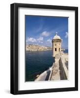 Fort St. Michael, Senglea, Grand Harbour, Valletta, Malta, Mediterranean, Europe-Hans Peter Merten-Framed Premium Photographic Print