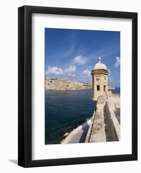 Fort St. Michael, Senglea, Grand Harbour, Valletta, Malta, Mediterranean, Europe-Hans Peter Merten-Framed Premium Photographic Print