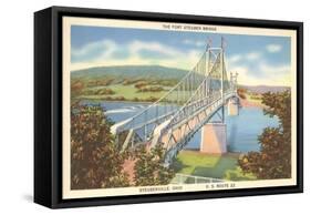 Fort Steuben Bridge, Steubenville-null-Framed Stretched Canvas