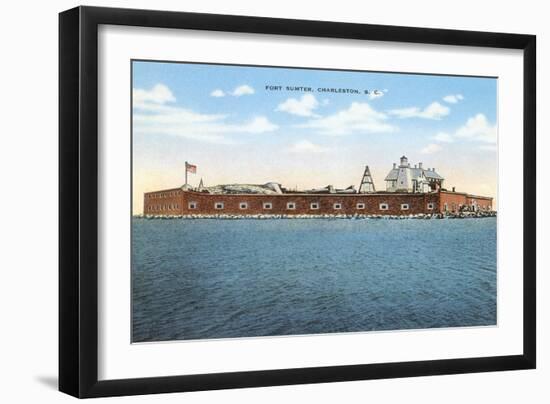 Fort Sumter, Charleston-null-Framed Art Print