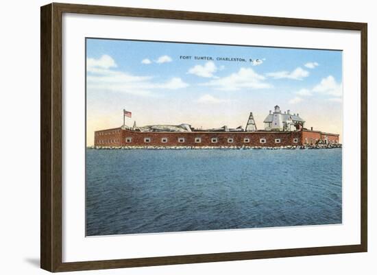 Fort Sumter, Charleston-null-Framed Art Print