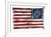 Fort Sumter's US Flag after the Bombardment, as Raised in New York in 1861 by Major Anderson-null-Framed Giclee Print