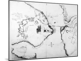 Fort Ticonderoga, C. 1776-John Trumbull-Mounted Giclee Print