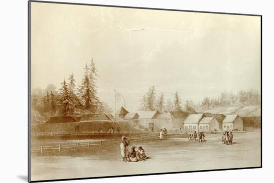 Fort Vancouver, 1845-Henry Warre-Mounted Giclee Print