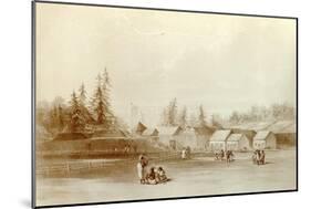 Fort Vancouver, 1845-Henry Warre-Mounted Giclee Print