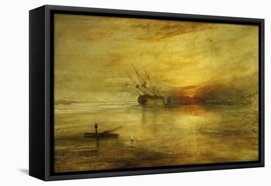 Fort Vimieux-J. M. W. Turner-Framed Stretched Canvas