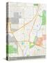 Fort Wayne, United States of America Map-null-Stretched Canvas