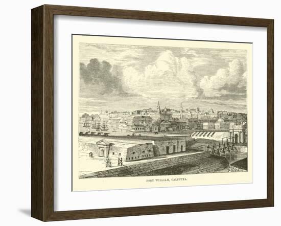 Fort William, Calcutta-null-Framed Giclee Print