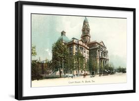 Fort Worth Courthouse-null-Framed Art Print