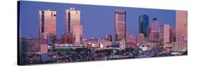 Fort Worth Skyline I-null-Stretched Canvas