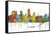 Fort Worth Texas Skyline MCLR 1-Marlene Watson-Framed Stretched Canvas